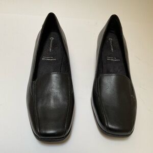 Rockport Adprene by. Adidas Women Black Leather Pumps Heels Size 8.5